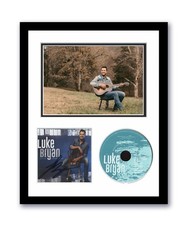 Luke Bryan Autographed Signed 11x14 Framed CD Photo Born Live Die Here ACOA