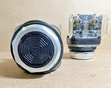 Allen-Bradley 800T-A2D1 Push Button, Black, Flush, Momentary, 1NO, 30mm (New NB)
