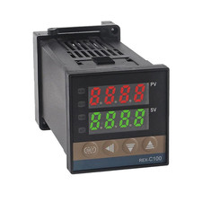 PID REX-C100 Temperature Controller SSR 40DA K Thermocouple Heat Sink USA