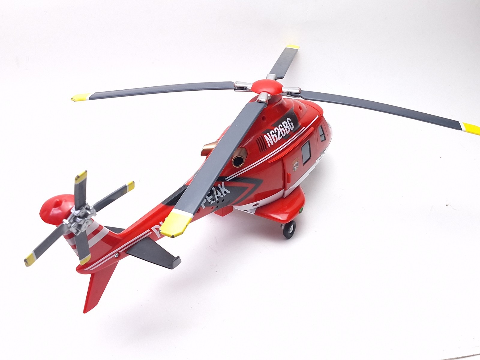 Disney Pixar Planes Large Piston Peak Red 15" Ranger Helicopter Fire Rescue