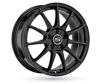 1X Msw (Oz) Msw 85 Gloss Black 8.0Jx19 5X112 ET35