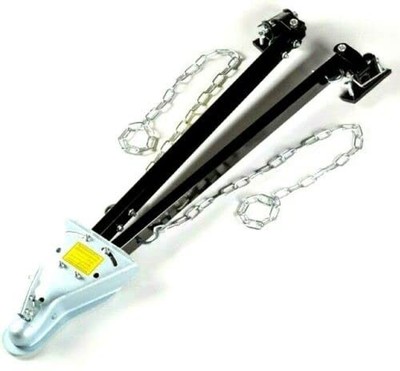 5000 lb Adjustable Bumper Mount Tow Bar With Chain Towing Truck Trailer Car