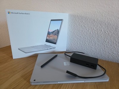 Microsoft Surface Book 3 13,5 Zoll   Top-Zustand, mit Stift & Dockingstation