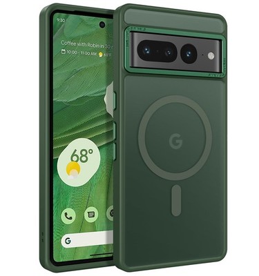 BENTOBEN for Google Pixel 7 Pro Case [Compatible with Magsafe] Forest Green 