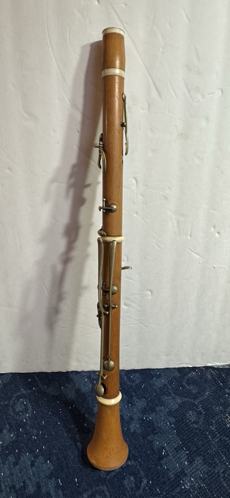 Antique 1878-1882 MARTIN Freres A PARIS Boxwood Clarinet A 13 Key For Parts Only