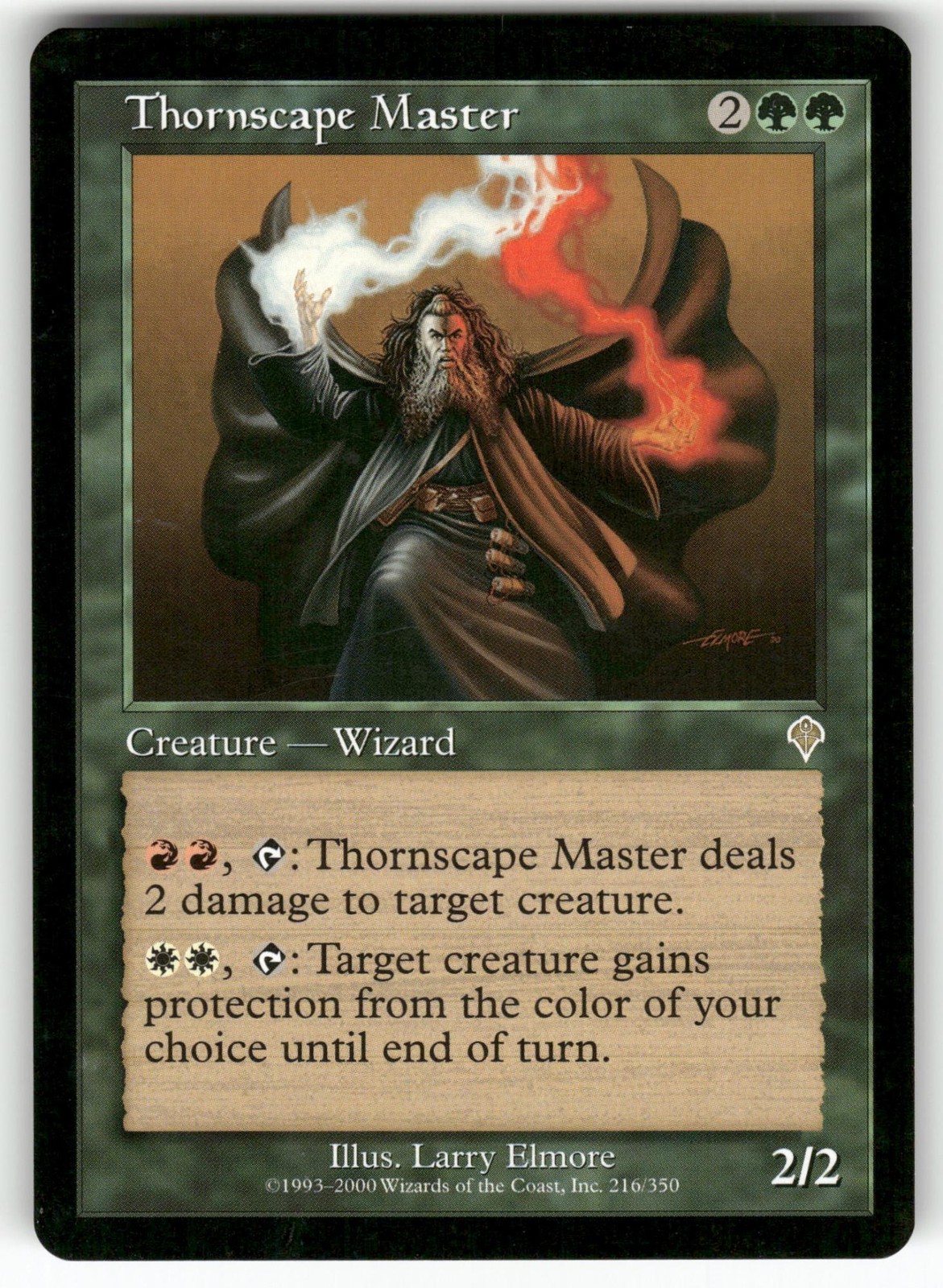 Thornscape Master 216 Rare Invasion Lightly Played