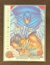 FLEER MARVEL ULTRA X-MEN CHROMIUM GOLD SIGNATURE 1995 NM-M