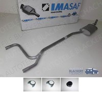 Imasaf Auspuff Mitteltopf+Anbauteile für Ford Capri 1300+1500+1700 1968-1974