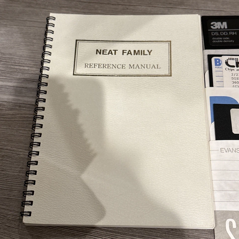NEATS & CHIPS Tech, 1989, Manual & 3 5.25” Mindset Info. Selling My Collection - Image 2 of 4