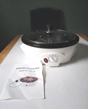 Unused Electric Coffee Bean Roaster Machine Kitchen Appliance W/manual 500g