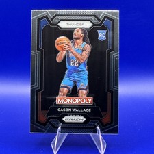 Cason Wallace #63 Panini Prizm Monopoly Oklahoma City Thunder (RC)