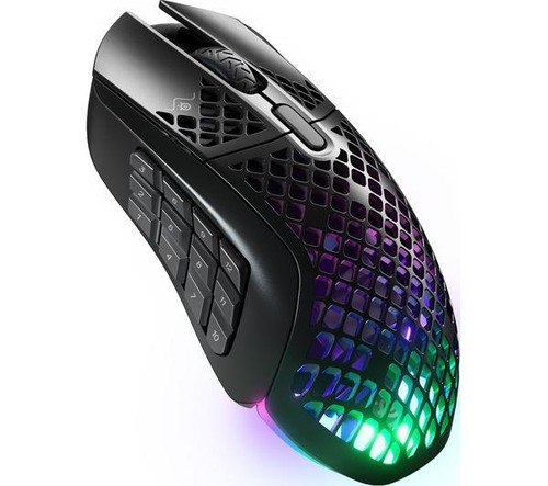 SteelSeries Aerox 9 RGB Wireless Optical Gaming Mouse Up to 18000 DPI - Afbeelding 2 van 4
