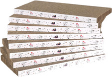 8 Packs in 1 Cat Scratch Pad, Cat Scratcher Cardboard,Reversible,Durable Recy...