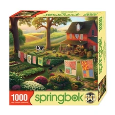 Country Farm Life 1000 Piece Jigsaw Puzzle Springbok New