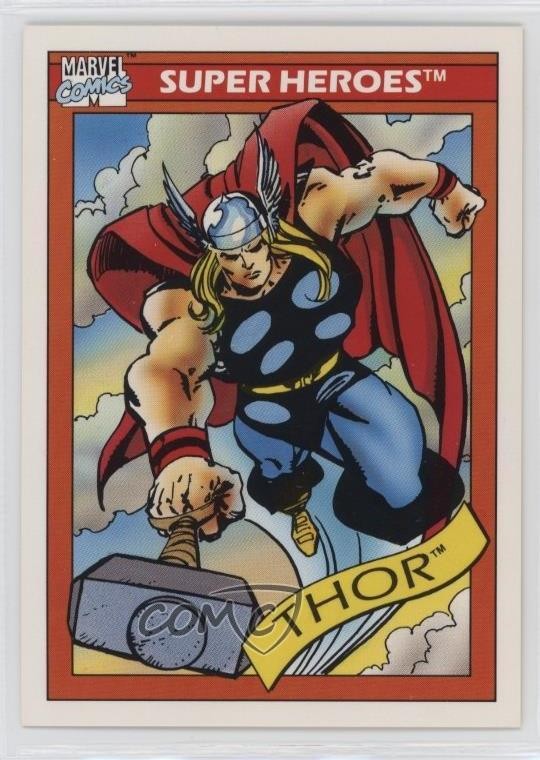 1990 Impel Marvel Universe Super Heroes Thor #18 i1f