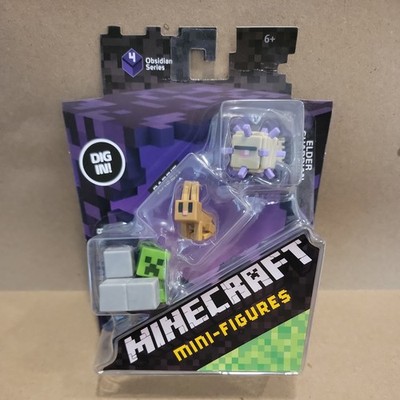 Obsidian Series 4 Sneaky Creeper Rabbit Elder Guardian Mini Figure 3-Pack