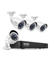 ZOSI H.265 Full 1080p Home Security Camera System Outdoor Indoor 5MP-Lite CC...