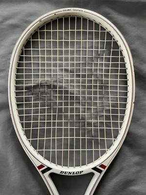 VTG Dunlop McEnroe Master II Tennis Racquet Midplus 98 White EXC
