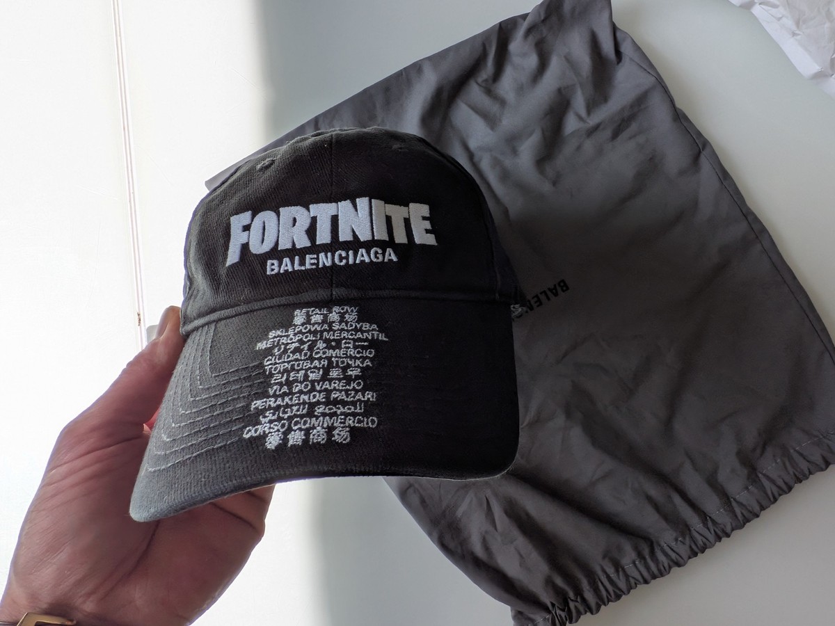 BALENCIAGA X FORTNITE © 2021 Cap / Hat Size S NEW Limited Edition