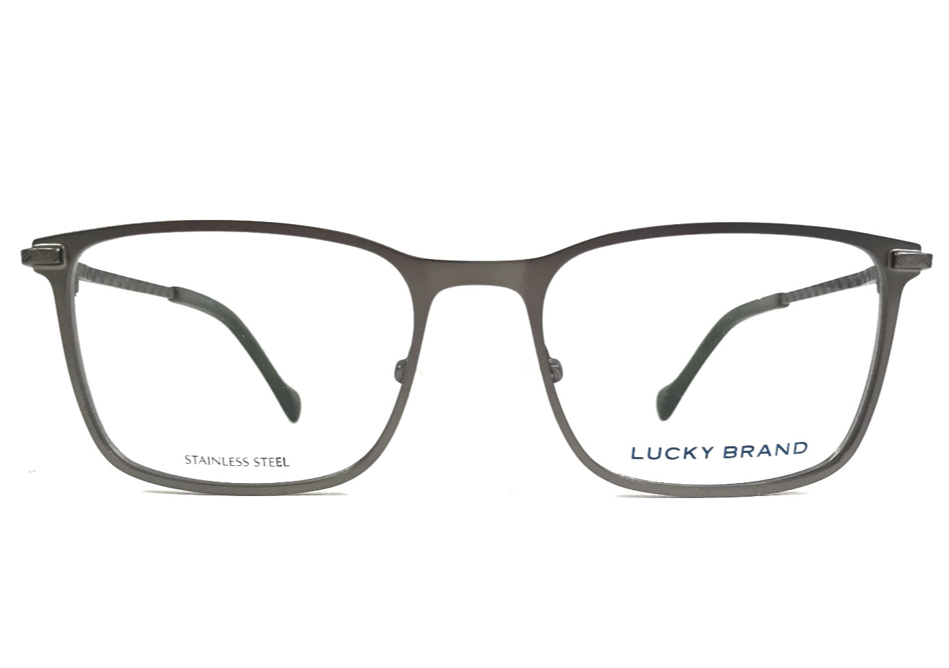 Lucky Brand Eyeglasses Frames VLBD317 GUNMETAL Rectangle Full Rim 53-18-145