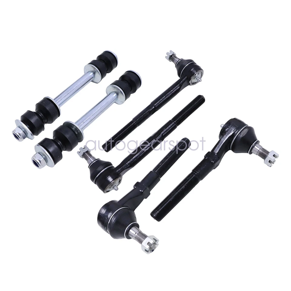 Brazos de control delanteros 14 piezas extremos de varilla de amarre rótulas para Ford F-150 1997-02 03 2x2 Foto 3 de 4