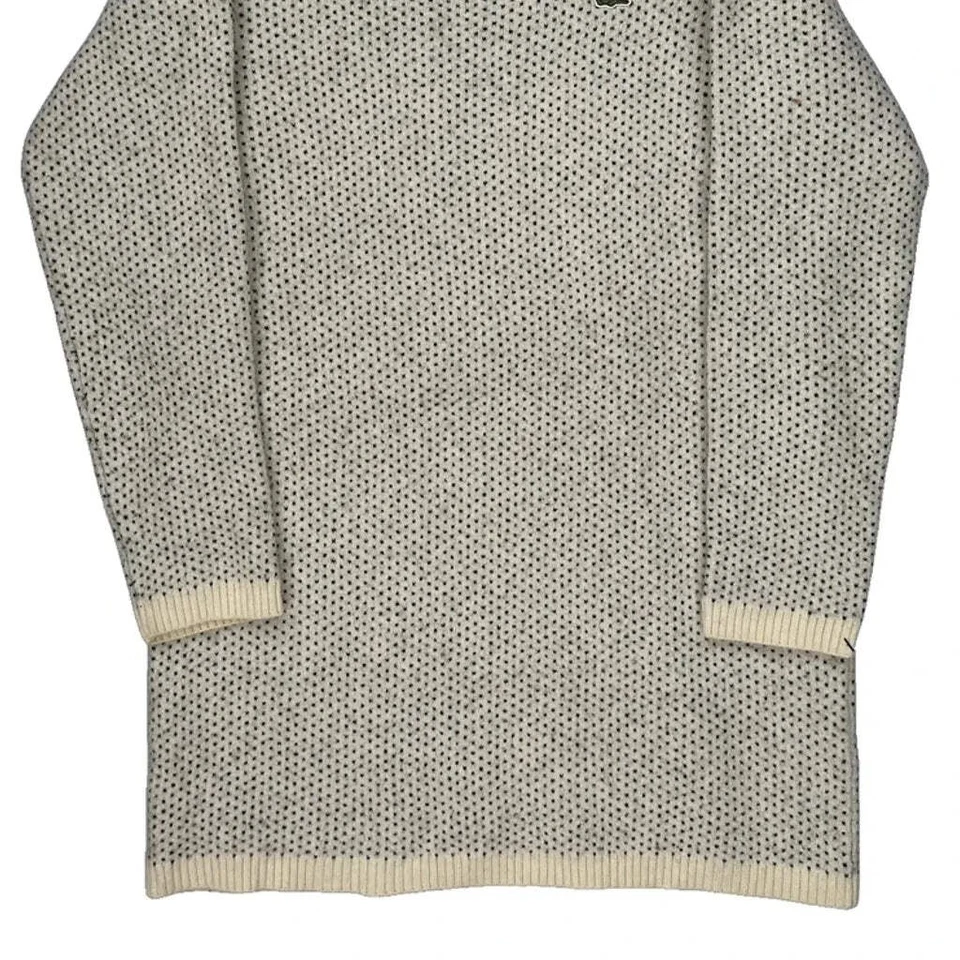 Vestido Suéter Lacoste - Pequeño Lana Negro Foto 4 de 4