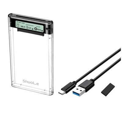USB3.2 External HDD Case 5Gbps 2.5 Inch Hard Disk Case Type-C SSD8607