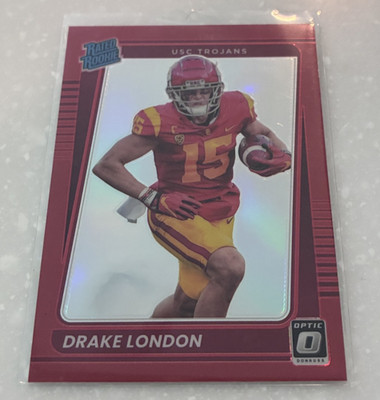 2022 Panini Chronicles Optic Draft Picks #12 Drake London USC Football 089/149