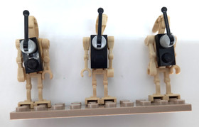 LEGO Star Wars Lot of 20 Battle Droids sw0001 w/ Custom Radio Backpacks Set 7662