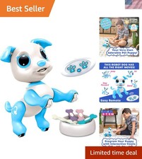 Robotic Interactive Dog Toy - Remote Control Puppy with STEM Learning Treats