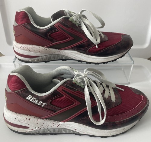 Brooks Beast 1 Rumba Red Running Shoes Sneakers Men US 10 - Picture 2 of 10