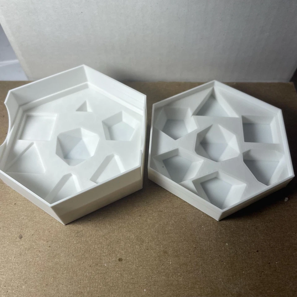 Estuche de almacenamiento de dados con logo DnD Mazmorras y dragones para un juego completo de troqueles Foto 2 de 2