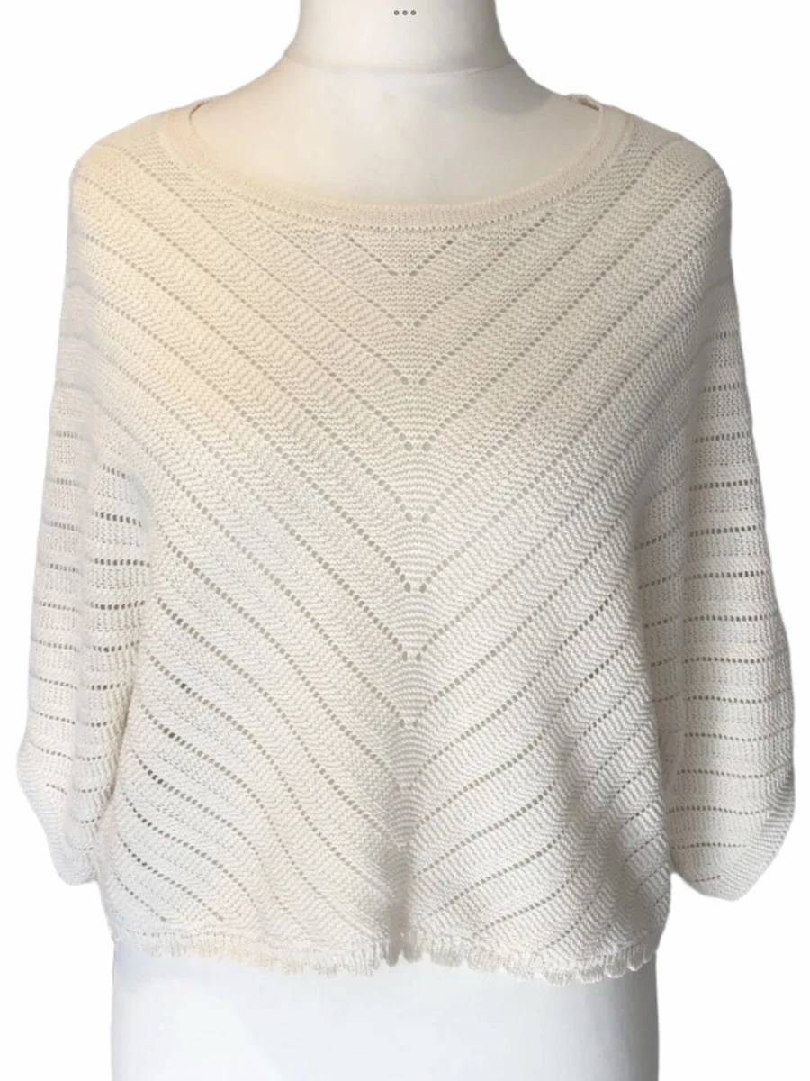 Cream batwing best sale jumper