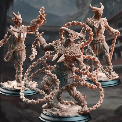 Chain Devils of the Nosmeni Infernal Demon Miniature | D&D DnD | eBay