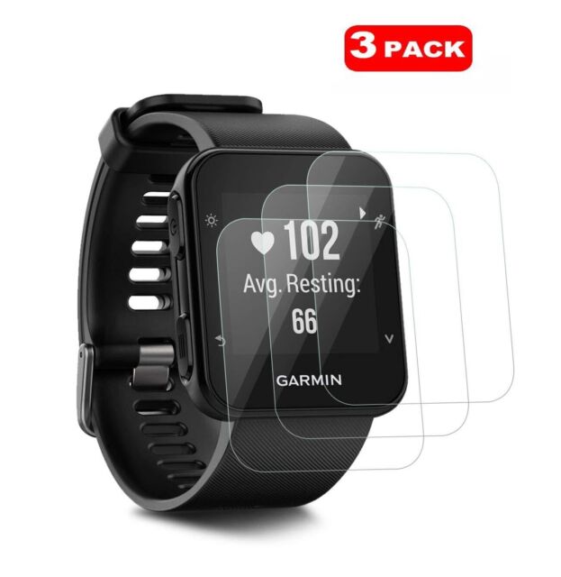 For Garmin Forerunner 35 Smart Watch 3 x Tempered Glass Screen Protector Cover