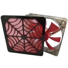 Evercool Spider Filter Red Blade 120mm Fan & Filter