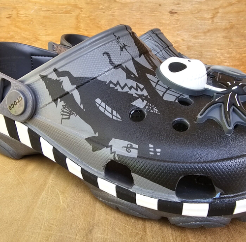 NEW Nightmare Before Christmas Glow In The Dark Adult Crocs Walt Disney World - Picture 14 of 17