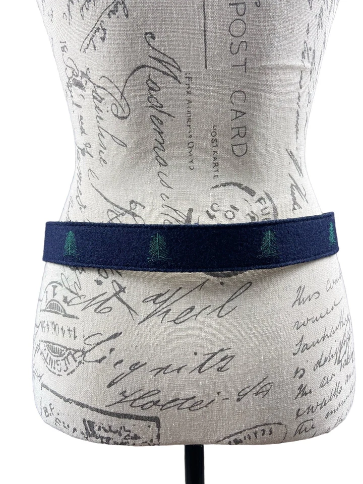 Cinturón Talbots Mezcla Tela Azul y Verde Talla M Foto 2 de 4