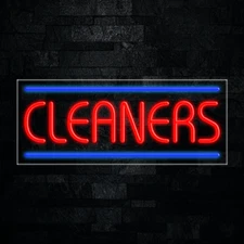 Cleaners LED Neon Sign 30"L x 12"H #30527