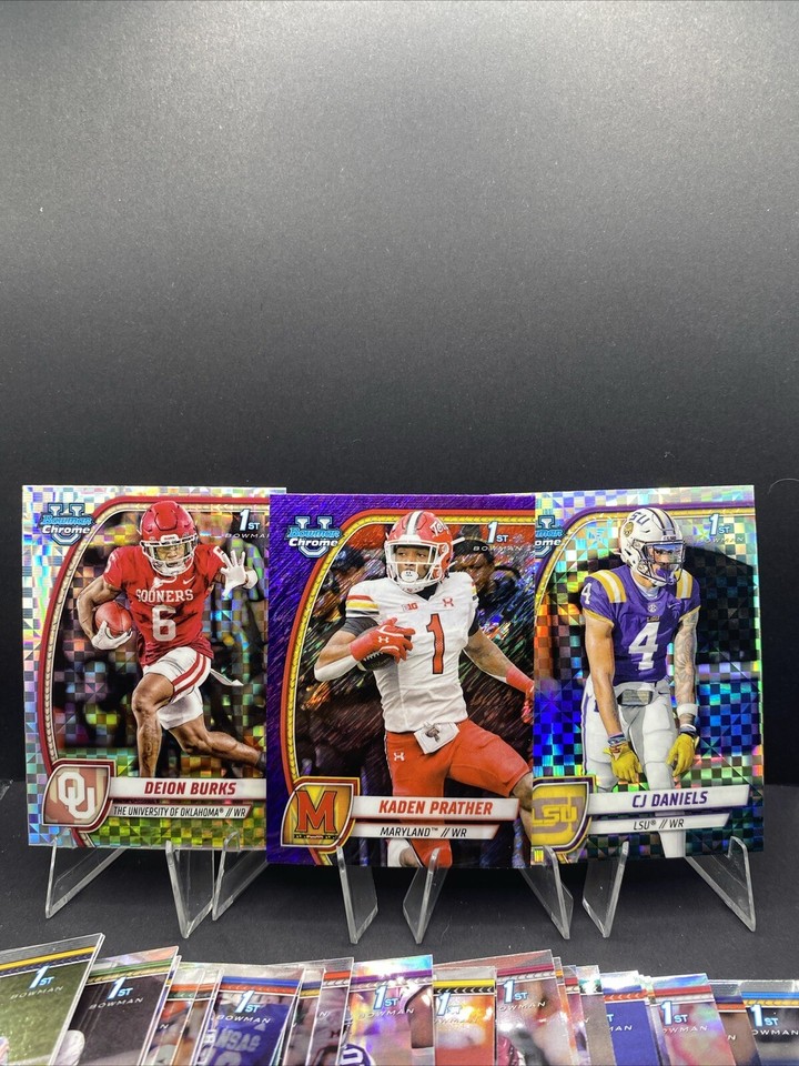 2024 Bowman U Chrome Football 45 Card 1st Bowman Lot eBay