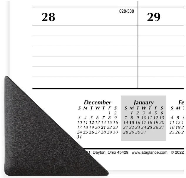 At A Glance Large Desk Calendar Outlet