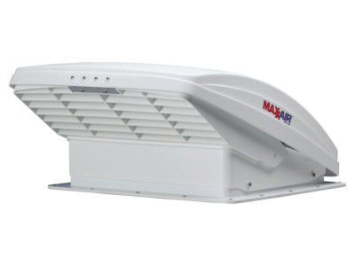 MAXXAIR Dachventilator Dachhaube MAXXFAN DELUXE 12V weiß 40x40cm für Wohnmobil