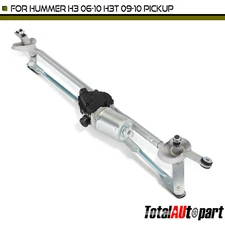 Wiper Linkage & Motor Assembly for Hummer H3 2006-2010 H3T 2009-2010 Front Side