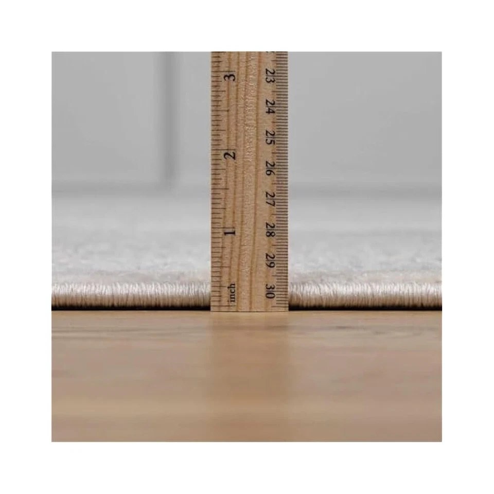 Bohemian Area Rug, Dotted Pattern, Family Comfort & Style, Soft, Non,Slip - Image 3 of 4