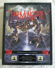 DAEMONSGATE, 1992 IBM PC GAME,  Big Box 3.5'' Floppy Disk +VHS tape Very Rare