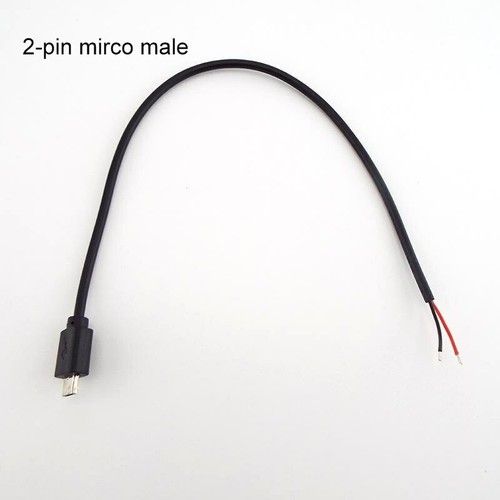 1/5X Micro USB 2.0 A Female male Jack Connector 2/4 Pin Wire Data Charge Cable - Picture 8 of 11
