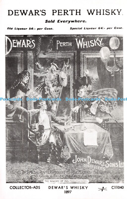 R231810 Sammler Werbung Dewars Whisky Dewars Perth Whisky John Dewar C 11040 Post