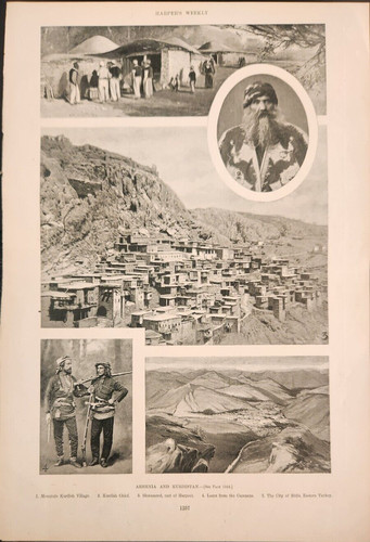 Kurdistan Caucasus Kurdish Sinnamood Bitles Harput Turkey Harper's Weekly 1894