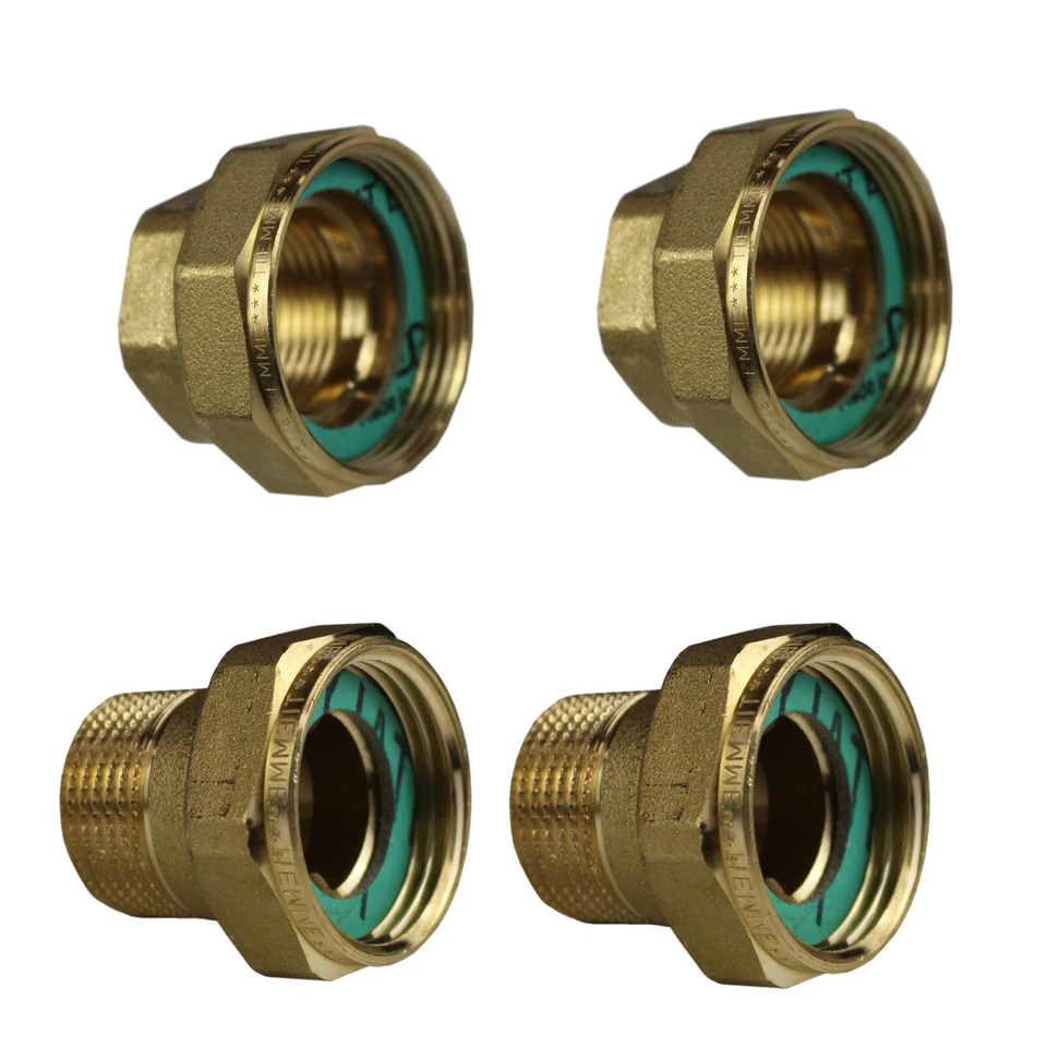 Pumpenverschraubung versch. Abmessungen Überwurfmutter Umwälzpumpe Wilo Grundfos