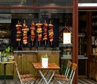 3D Grill Kebab Shop BBQ R3328 Window Stickers Vinyl Wallpaper Wall Murals Kay